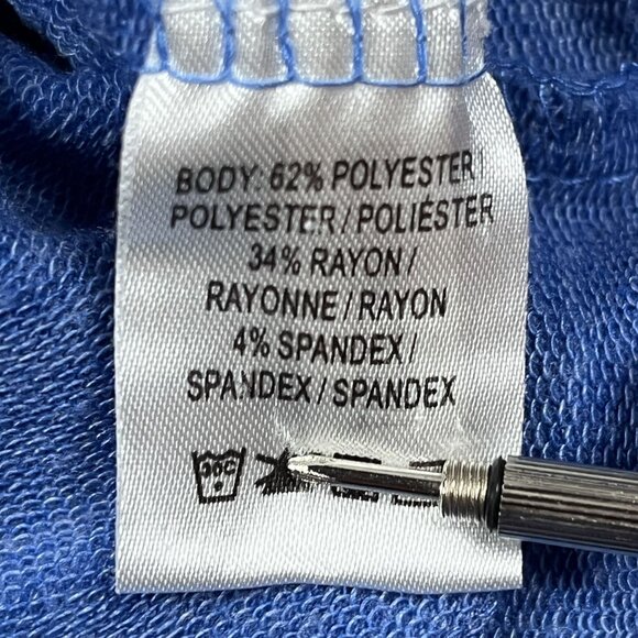 Fairway & Greene F&G Tech Blue Golf 1/4 Zip Sweatshirt Size Large - Picture 4 of 5